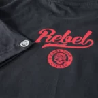 T-shirt męski Rebel czarny