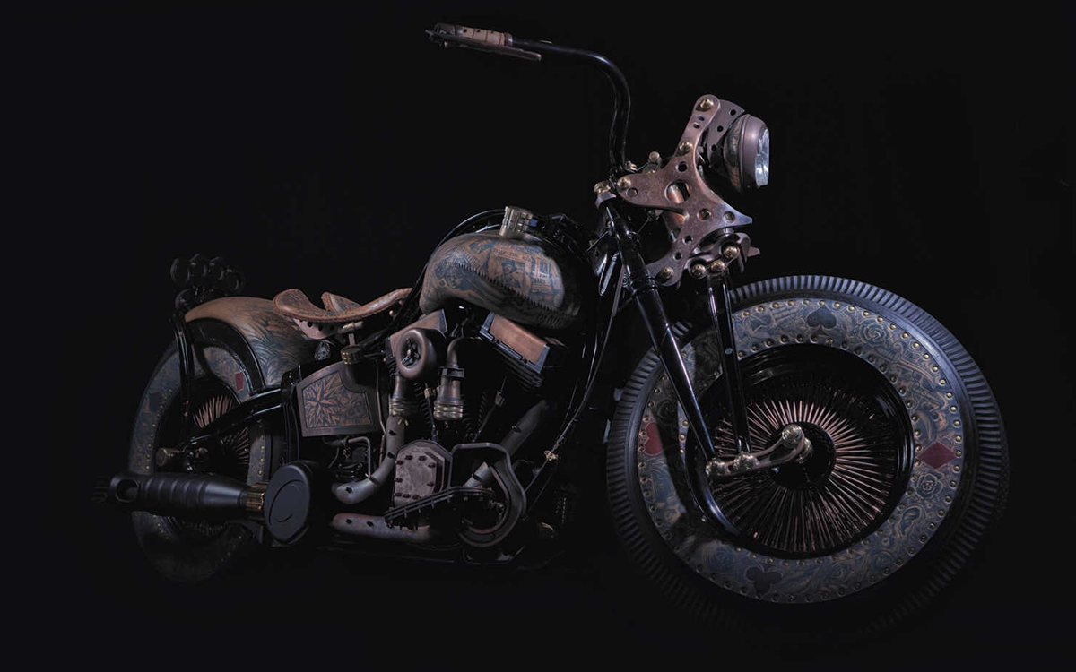 Motocykl custom - Recydywista